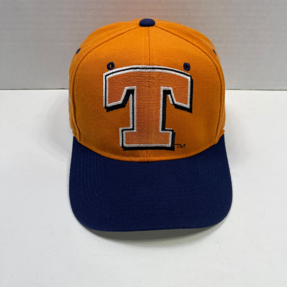 Vintage 90s Tennessee UT Hat Fitted 7 1/8 Zephyr Graf-X Big Logo Big Spellout